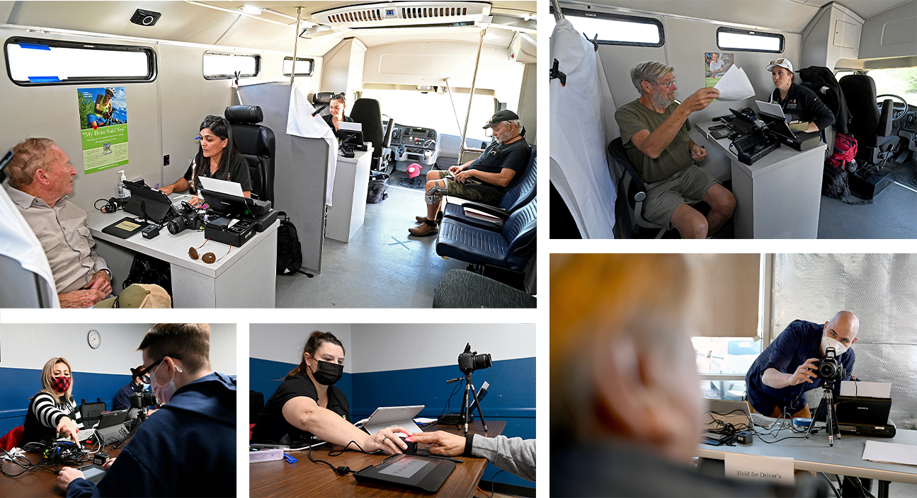 DMV2GO collage